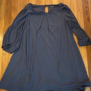 Elegant Blue Women's Dress